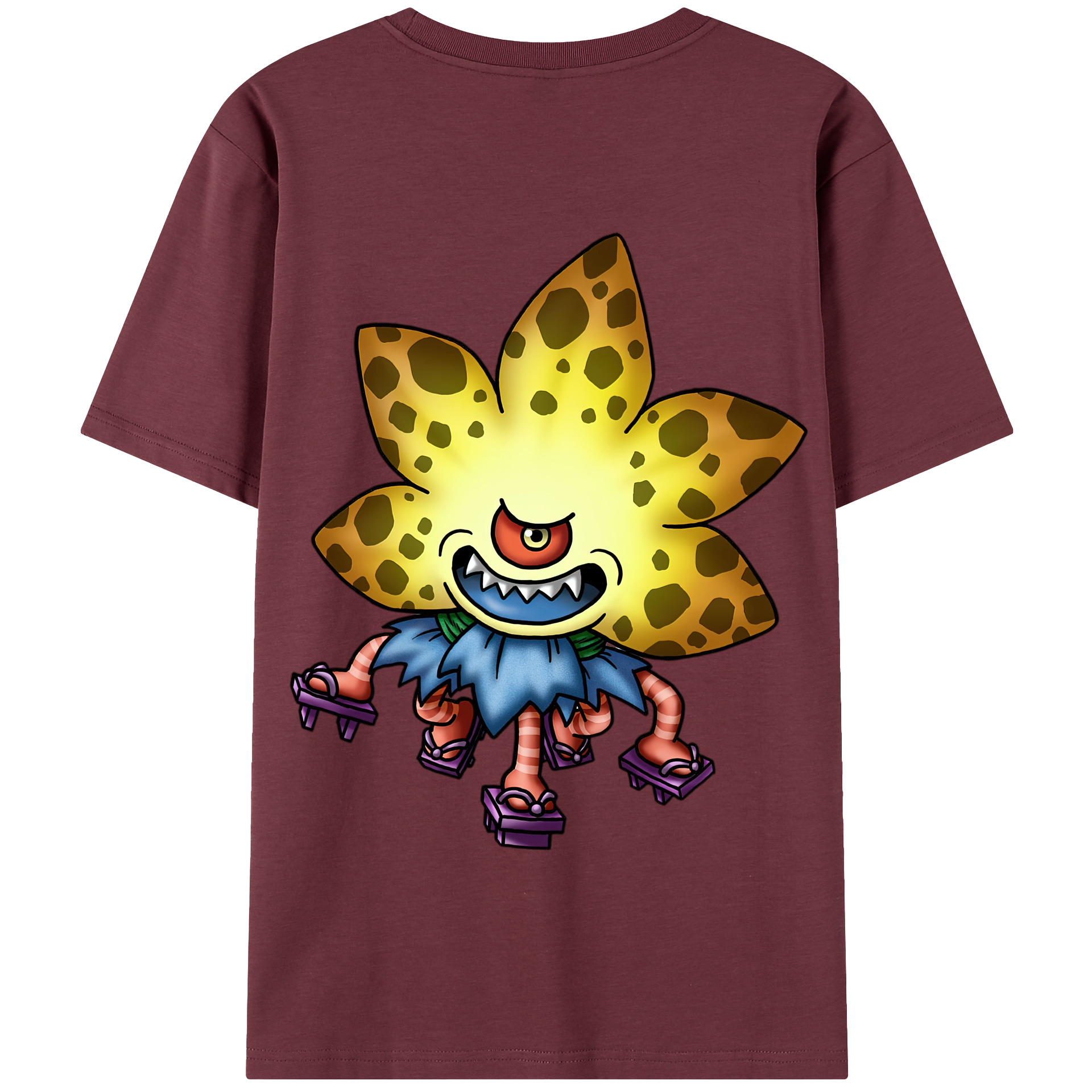 （画像用） ドラゴンクエスト Doragon Kuesuto Dragon Quest 綿100％半袖Tシャツ（背面プリント）